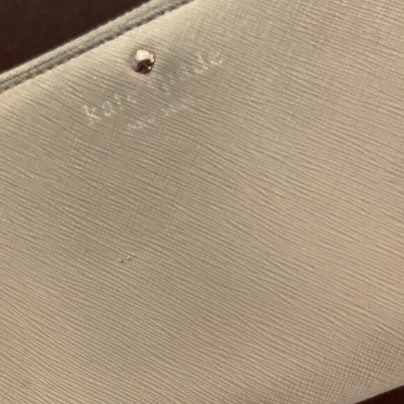 KATE SPADE Women's Zippered Leather Wristlet EUC - Picture 5 of 5